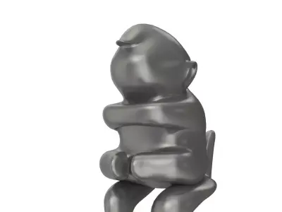 Mother and Child Statue Free 3D model