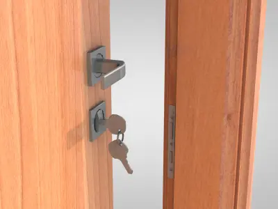 Door - Interior Door 3D model