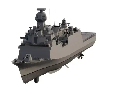 US NAVY  MULTIMISSION COMBAT FRIGATE 3D model