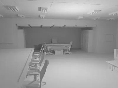 Boss Office No Material 3D model