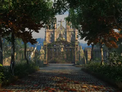 Ancient Church 3D model