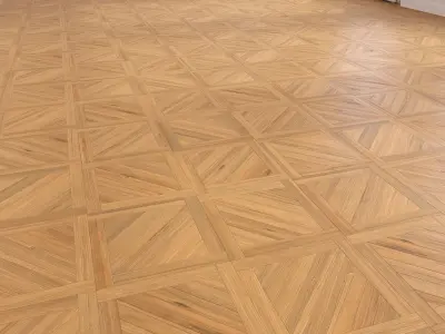 Parquet - Laminate - Wooden floor Low-poly 3D model 13