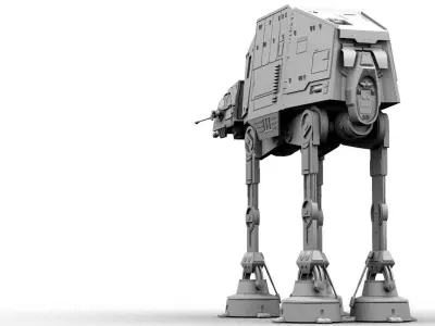  AT-AT ALL TERRAIN ARMORED TRANSPORT 3D model