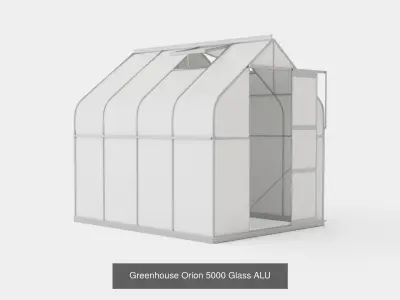 Collection of Greenhouse - 4 Models 3D Model Pack