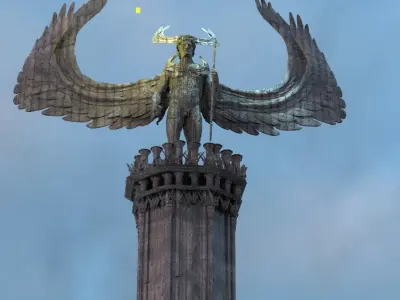 Heavens Envoy Portal Tower 3D model