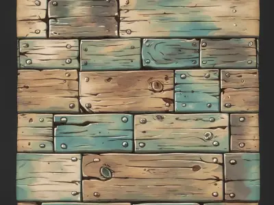  Stylized Wood Seamless Texture  Texture