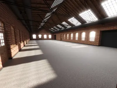 Event and Exhibition Hall 3D model