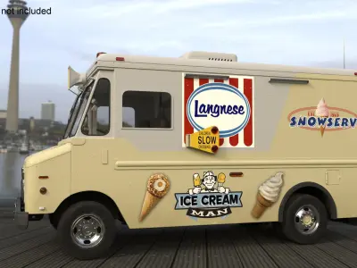  Vintage Ice Cream Truck 
