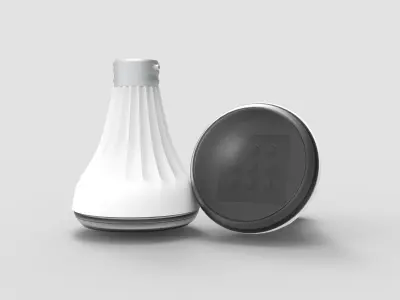 Rechargeable LED bulb  Free 3D model