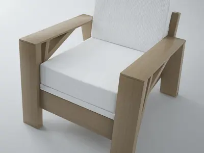 Armchair Carpenter 3D model