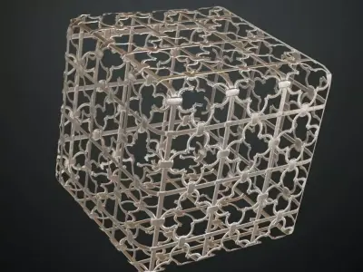 Silver Clean Metal Iron Guard Transparent PBR Seamless Texture purchase