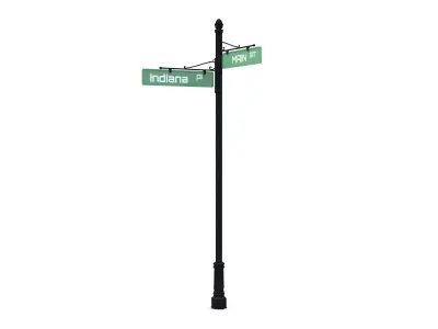 Street Sign 10 3D model