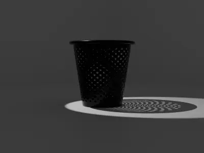 Trash can Free 3D model