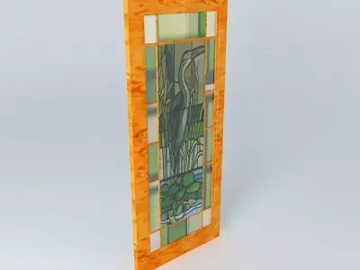 French Doors Craftsman Glassby Ray Bradley Free 3D model