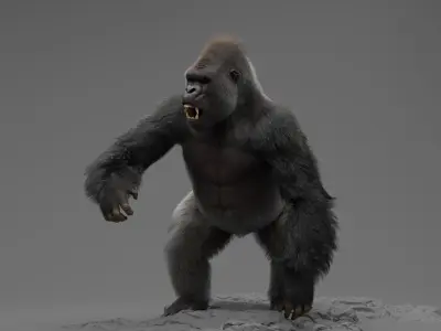  Gorilla Rigged 