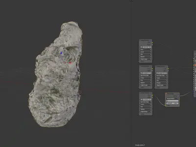 Sculpt stone F 3D model