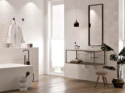 Bathroom modern scene interior 3D model