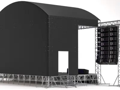 Concert Stage 04 3D model