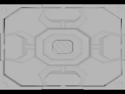 Sci-Fi Planes - 9 pieces Low-poly 3D model