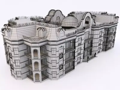 Classic Townhouse 3D model