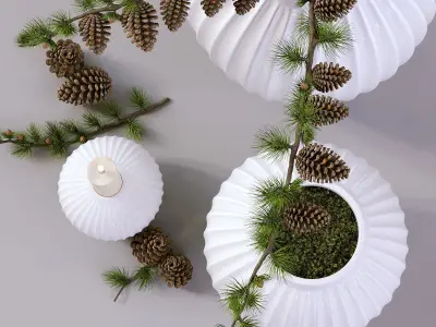 Decorative set 01 3D model