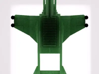 The Emporers Wings Gunship Carrier 3D print model