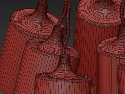 Mordern Nordic retro Edison 3D model