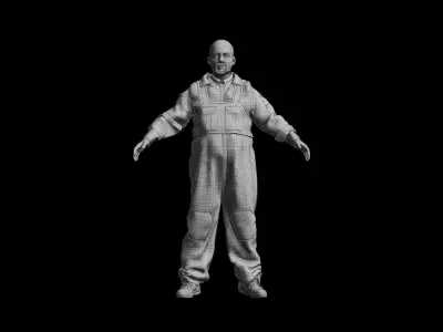 Cyber Mechanic Sci-fi 3D model