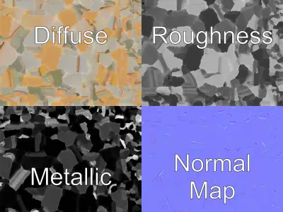 Symmetrical Mosque with Crescent Moon model pack Low-poly 3D model