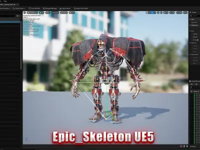 Cyborg Giant Low-poly 3D model