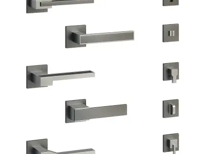 Door handle 002 3D model