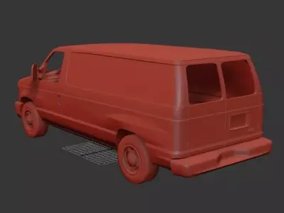 F E series Van 2011 3D print model