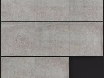 Zeus Ceramica Concrete Grigio 3D model
