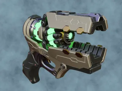 Si Fi Hulk Bruce Banner Gamma Ray Marvel Rivals 3D print model