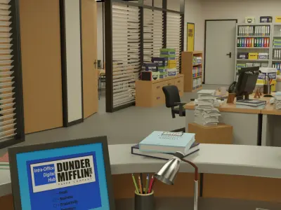 The Office Low-poly 3D model