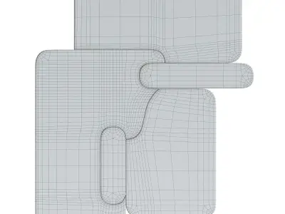 Sarsen L Area Rug 3D model