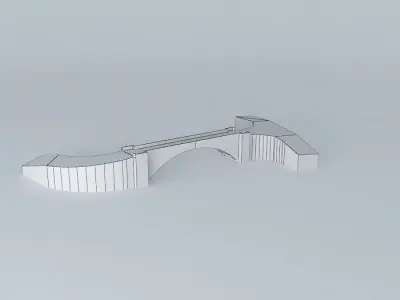 New Alcantara bridge Free 3D model