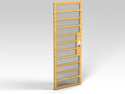 Modern door 3D model buy