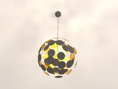 Lamp Trio Discalgo 3D model