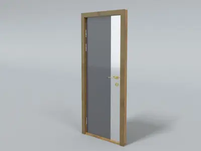 laos Front Door Low-poly 3D model