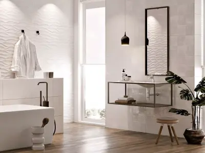 Bathroom modern scene interior 3D model
