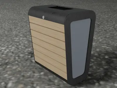 Urban Trash Pack Low-poly 3D model Low-poly 3D model