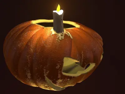 Halloween Pumpkin 3D model