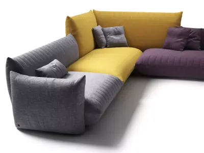 Bellavita Sofa Large 3D model