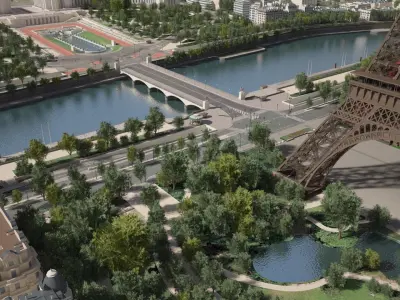  Paris City Eiffel Tower 