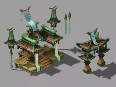 Religion - Taigong 32 3D model