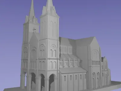 Notre-dame Cathedral Basilica of Saigon 3D print model