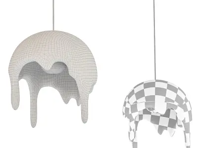 Pendant lamp Candy 3D model