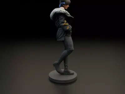 Chun-Li - Street Fighter 3D print model