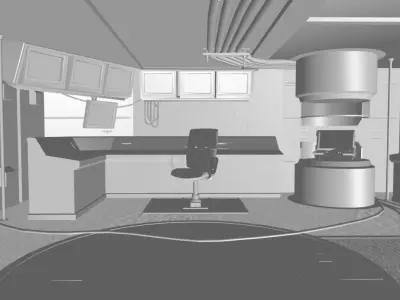 Architectural interior 07 3D model